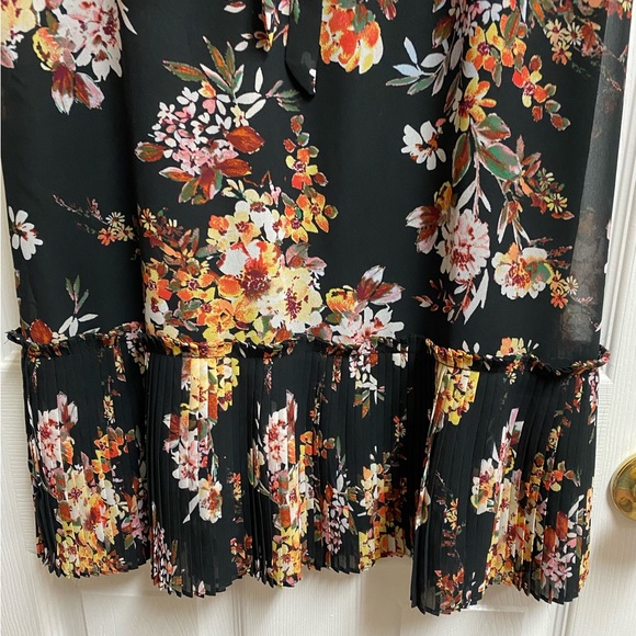 A new day Black Floral Sleeveless Dress - Picture 4 of 6